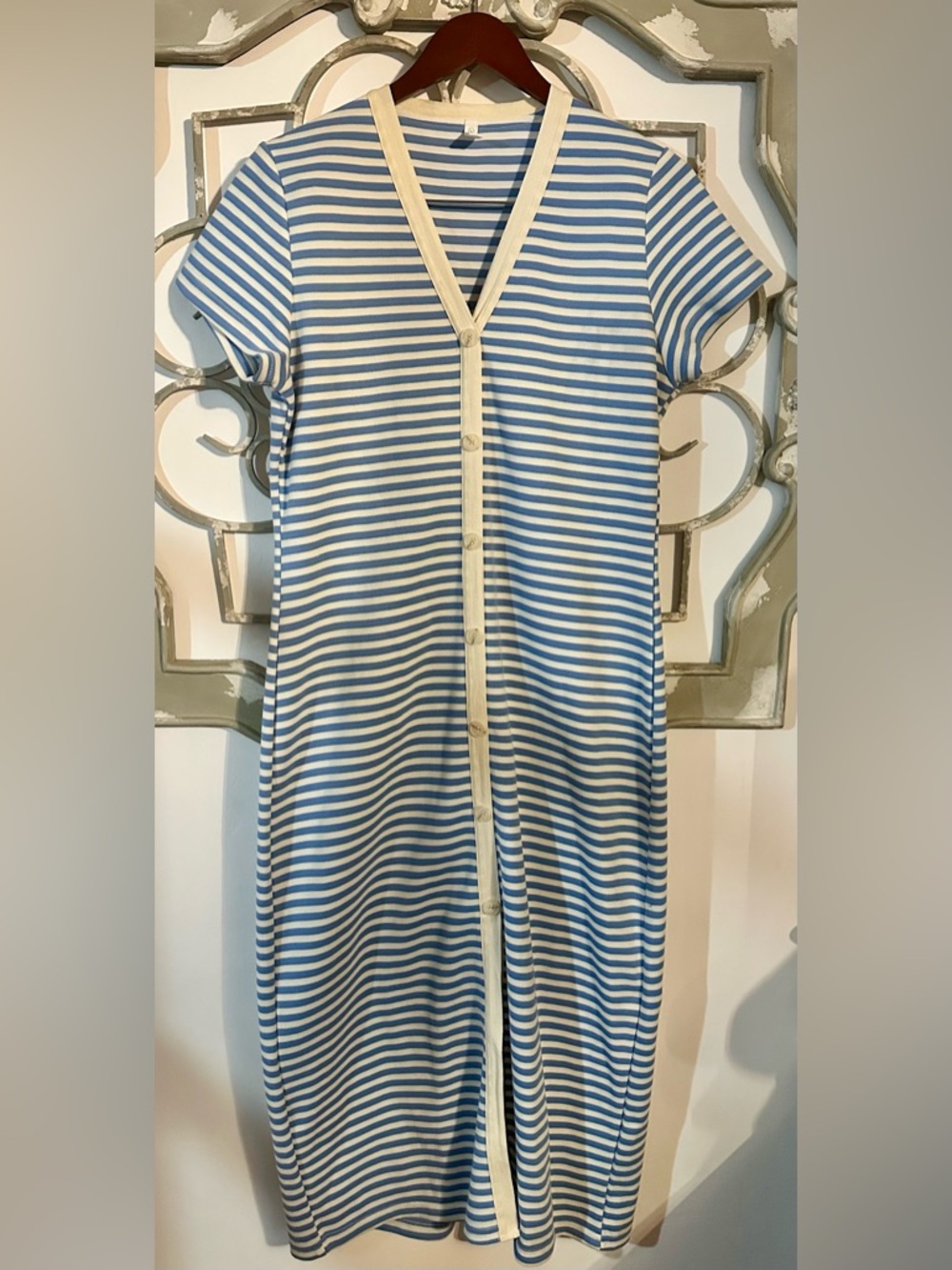 Wishlist Striped Knit Midi Dress Size L